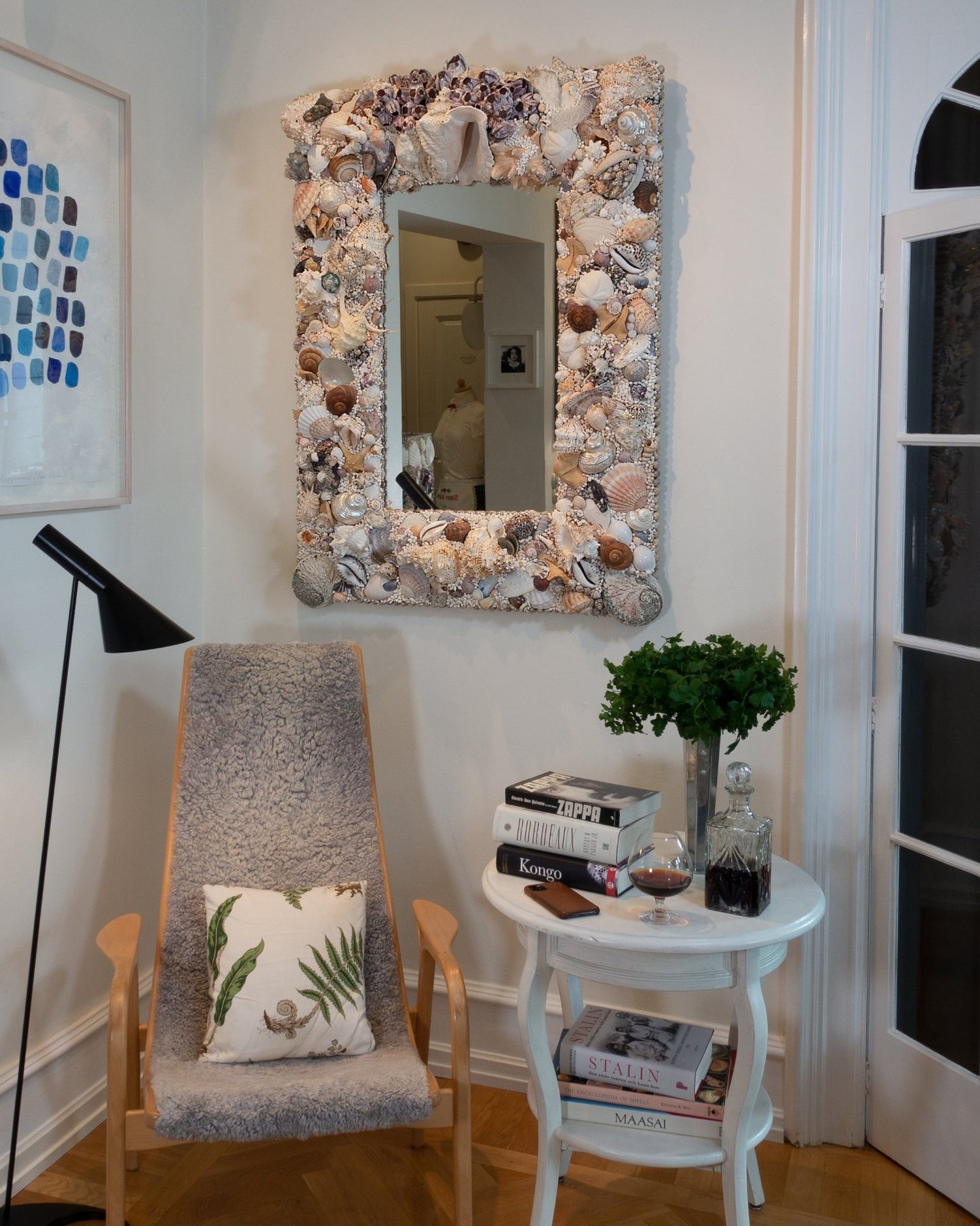 HEART OF THE OCEAN | Shell mirror, 1 of 1 | Shellman | Amsterdam | Natural art from sea and beach