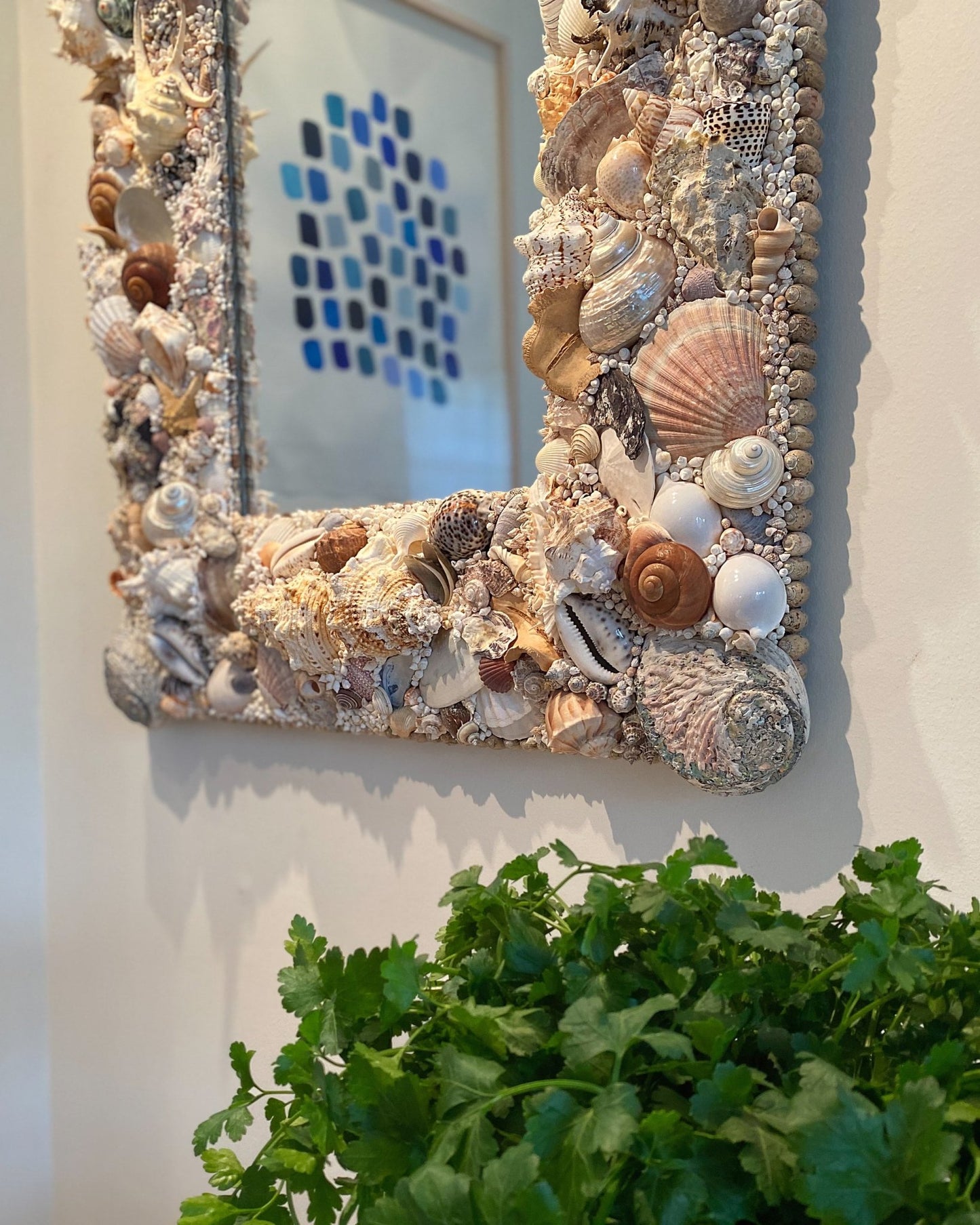 HEART OF THE OCEAN | Shell mirror, 1 of 1 | Shellman | Amsterdam | Natural art from sea and beach