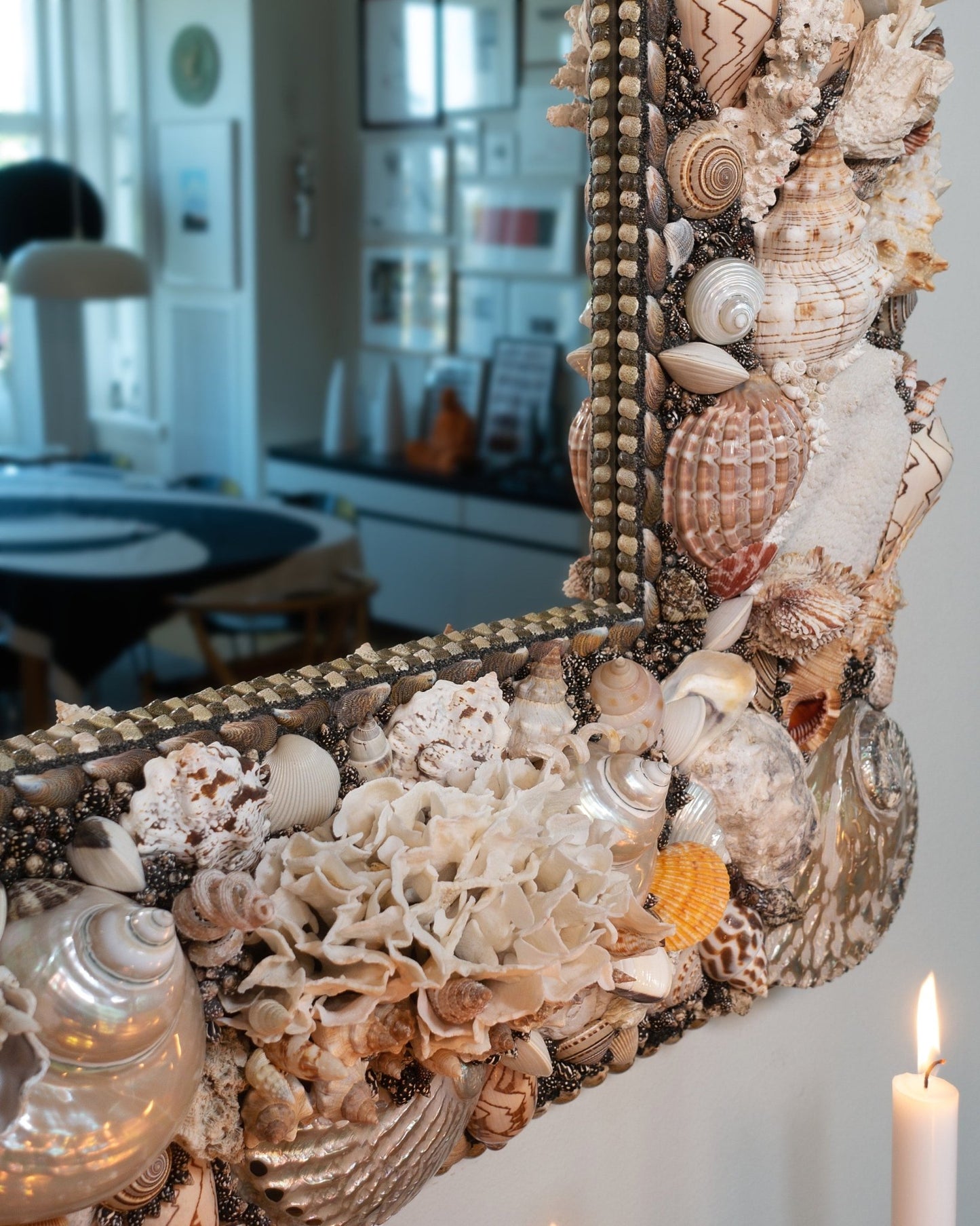 SUMMER SPECIAL | Shell mirror, 1 of 1 | Shellman | Amsterdam | Natural art from sea and beach