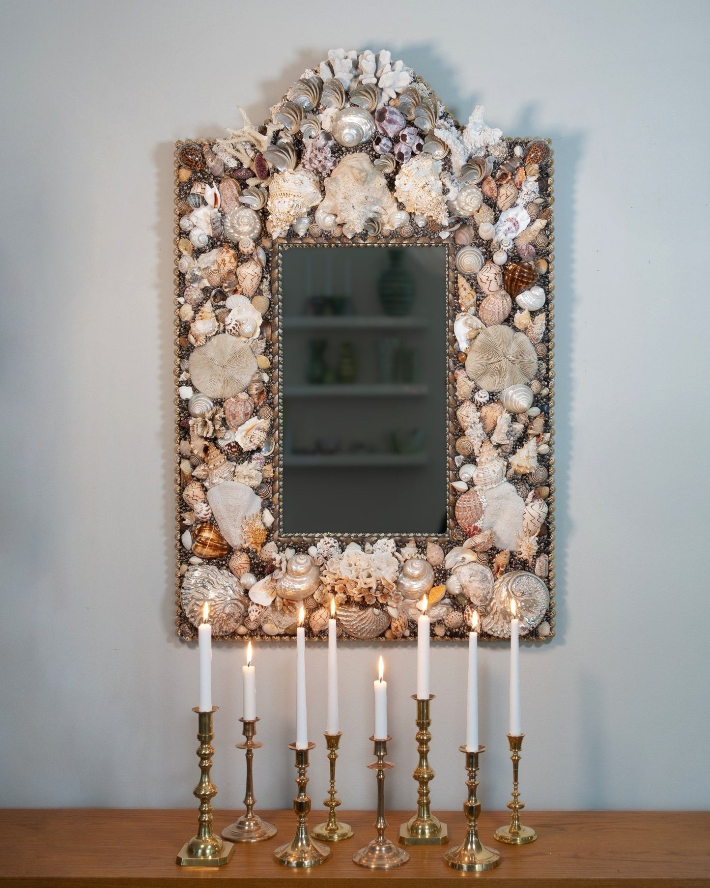 SUMMER SPECIAL | Shell mirror, 1 of 1 | Shellman | Amsterdam | Natural art from sea and beach