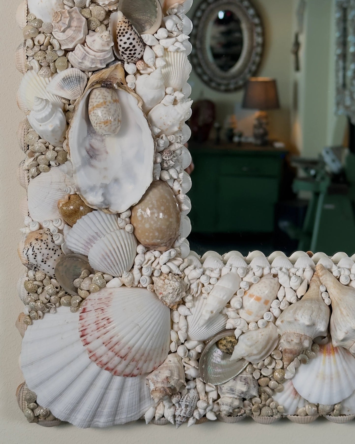 WINTER SOLSTICE | Shell mirror | Shellman | Amsterdam | Natural art from sea and beach