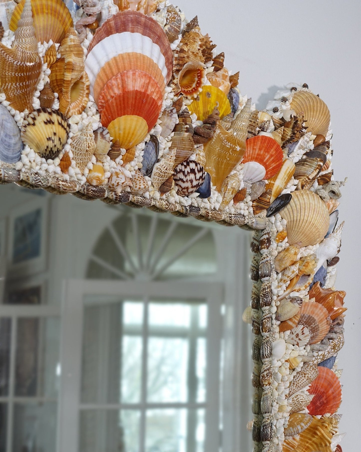 FOR ALBERT AND EDWIN | Shell mirror, 1 of 1 | Shellman | Amsterdam | Natural art from sea and beach