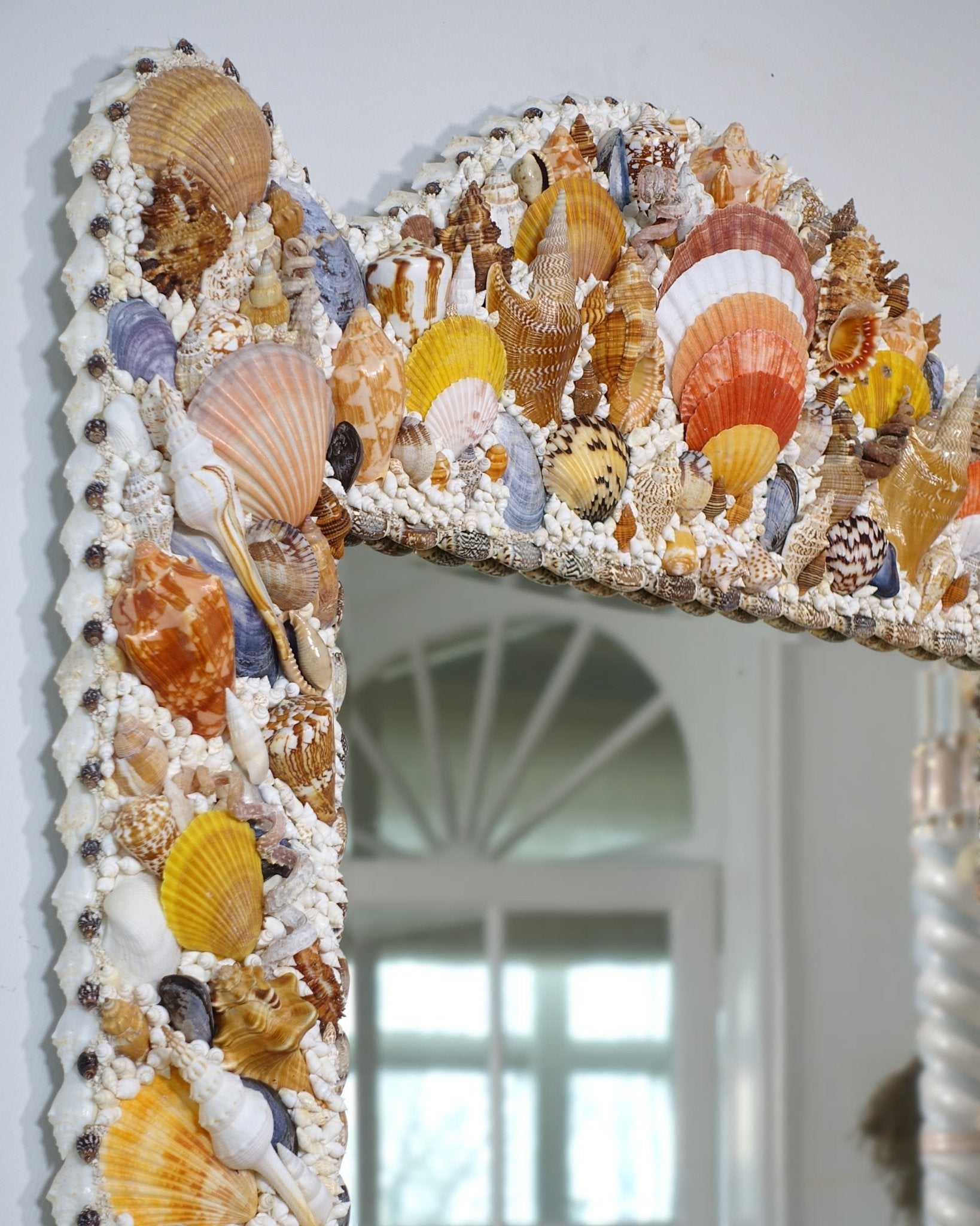 FOR ALBERT AND EDWIN | Shell mirror, 1 of 1 | Shellman | Amsterdam | Natural art from sea and beach