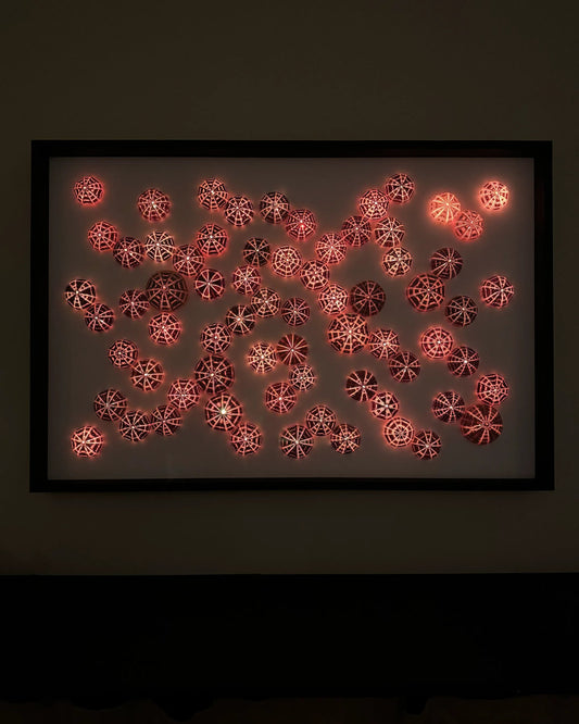 LUMINOUS NO.3 | Light / Wall Decoration, 1 of 1 | Shellman | Amsterdam | Natural art from sea and beach