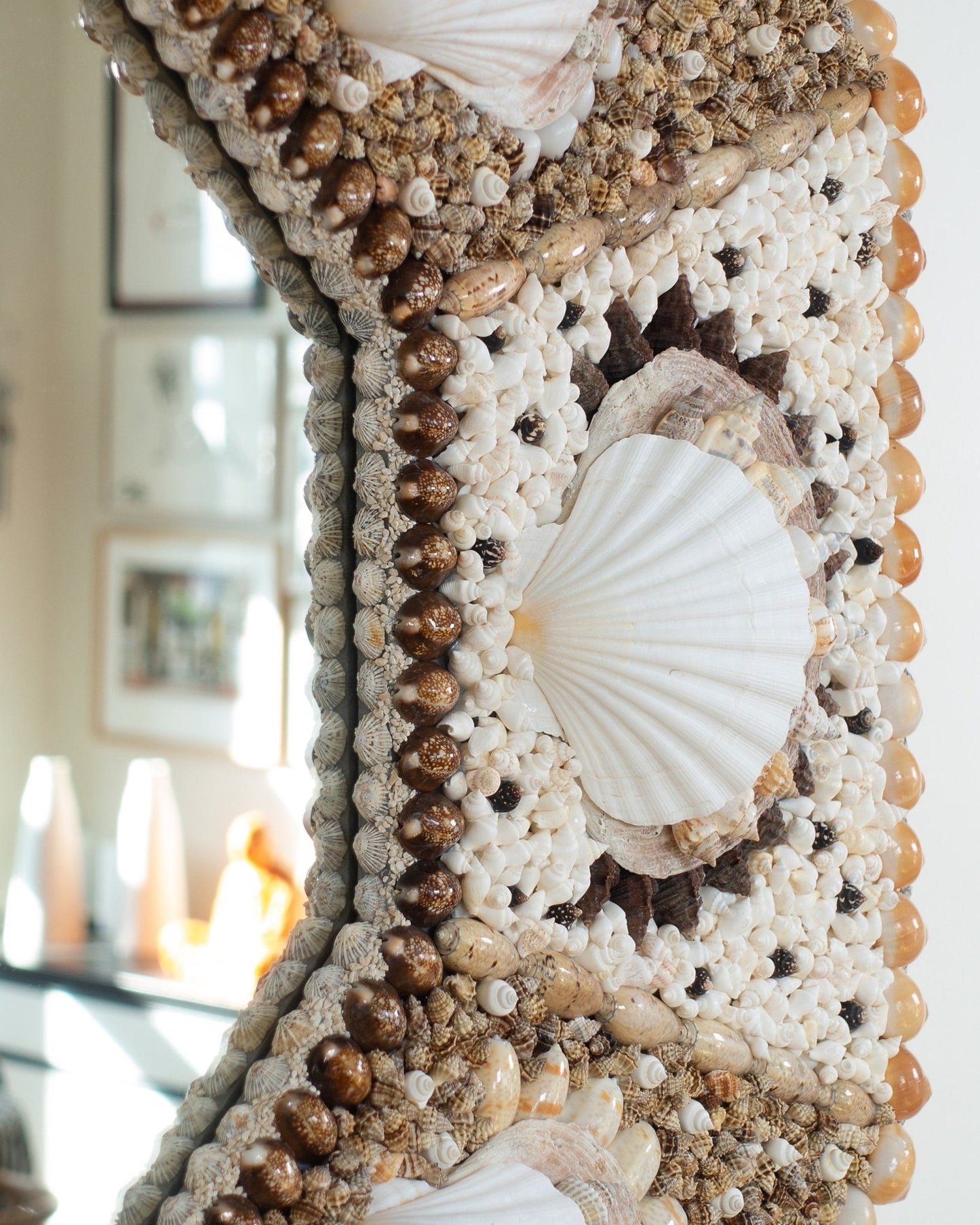 OCTACORONA | Shell mirror, 1 of 1 | Shellman | Amsterdam | Natural art from sea and beach