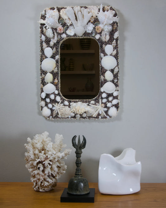 POLARIZED | Shell mirror, 1 of 1 | Shellman | Amsterdam | Natural art from sea and beach