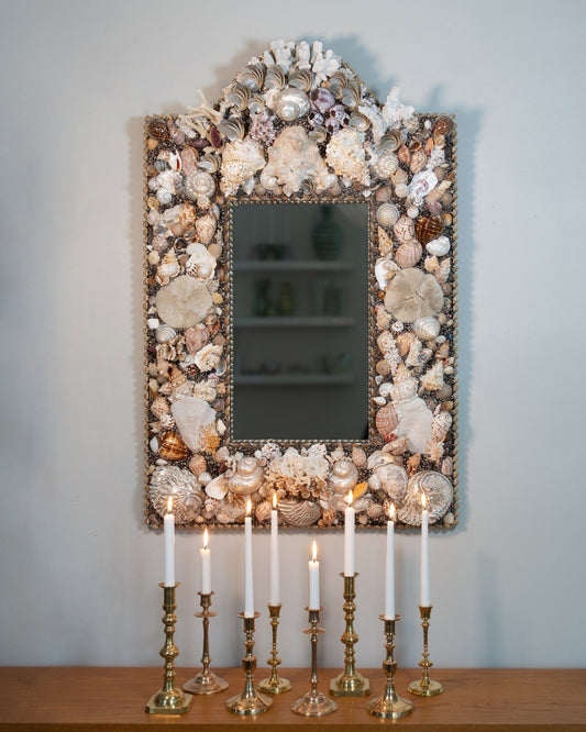 SUMMER SPECIAL | Shell mirror, 1 of 1 | Shellman | Amsterdam | Natural art from sea and beach